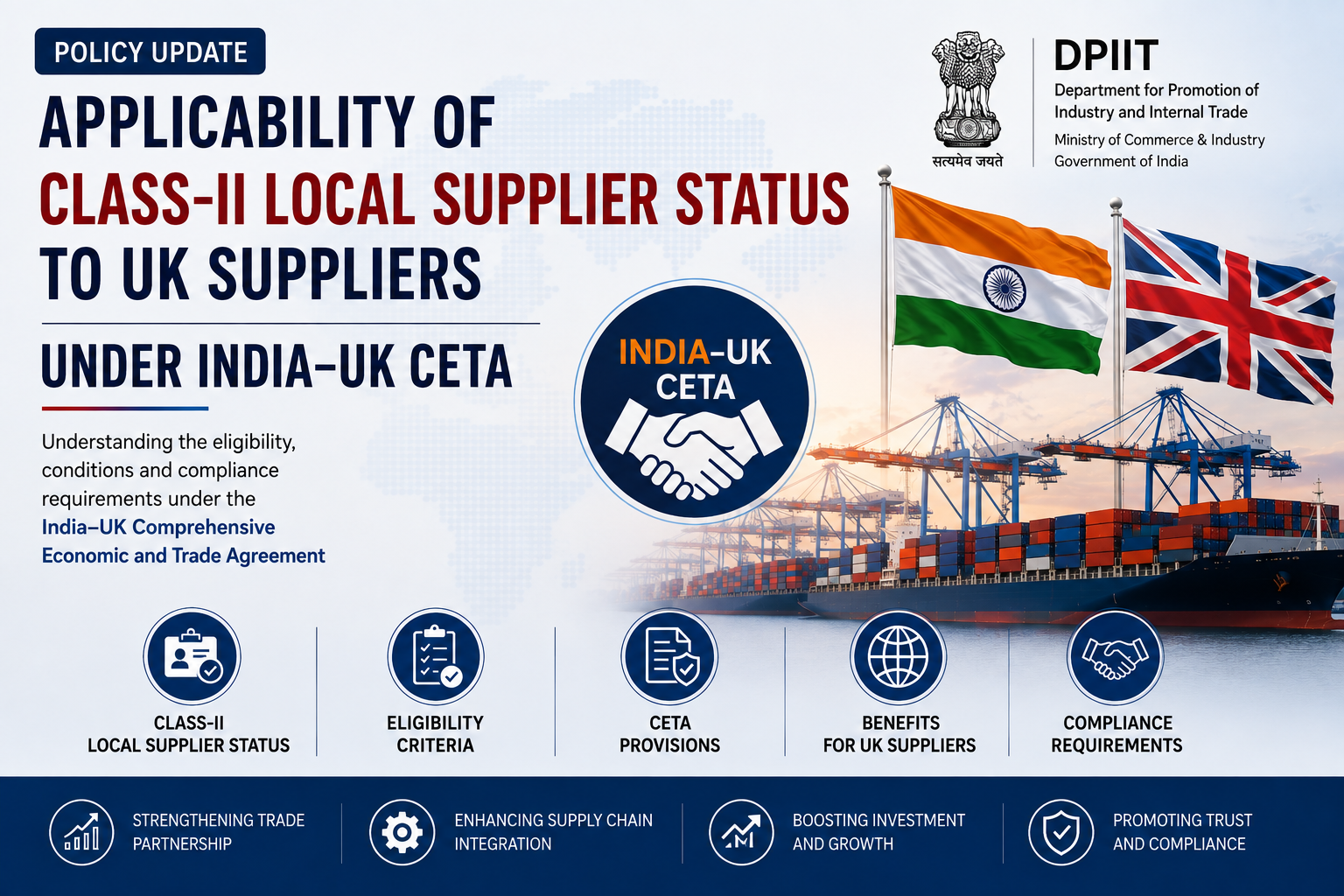 Applicability of Class-II Local Supplier Status to UK Suppliers under India-UK CETA