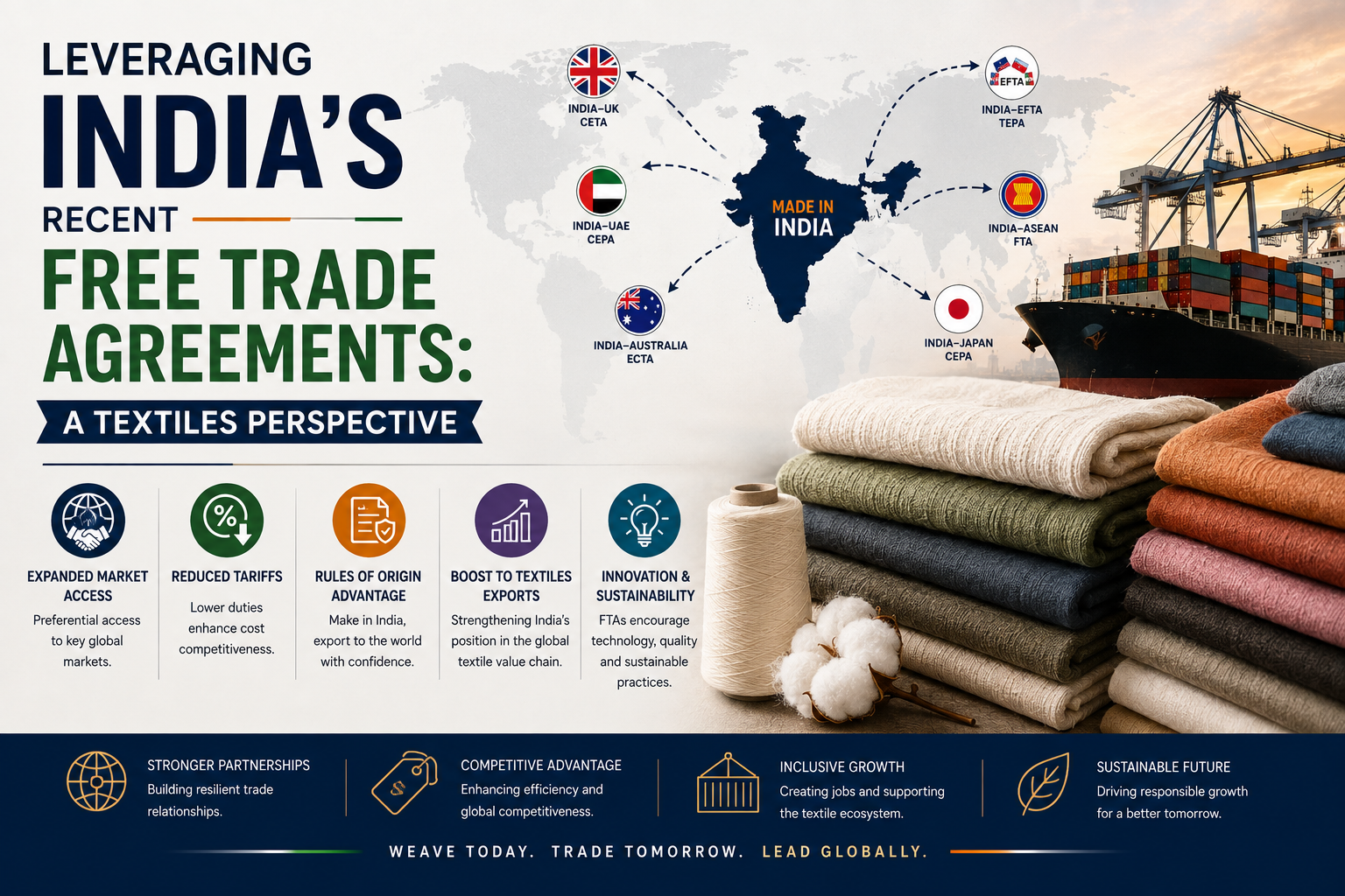 Leveraging India’s Recent Free Trade Agreements: A Textiles Perspective
