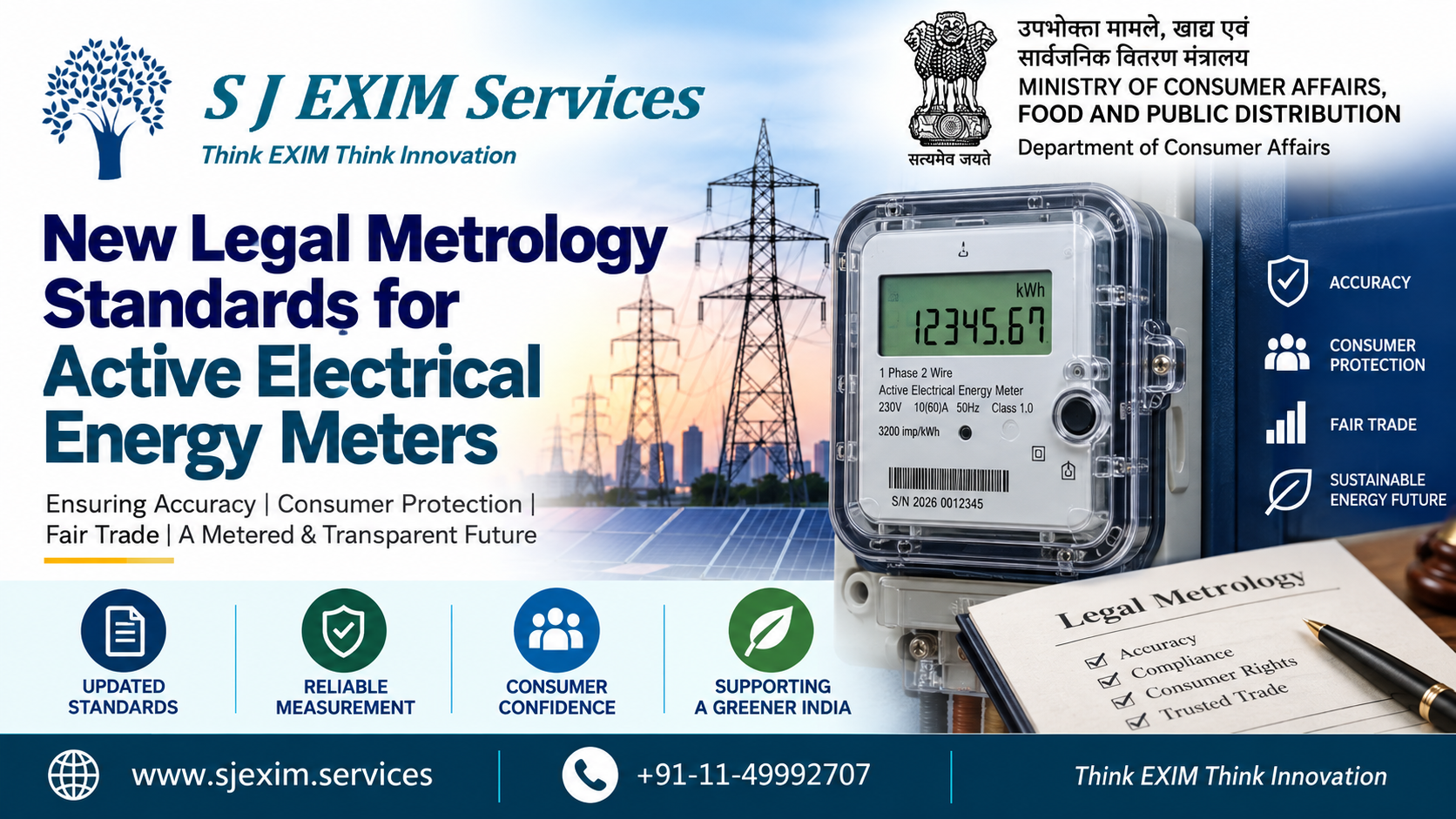 New Legal Metrology Standards for Active Electrical Energy Meters
