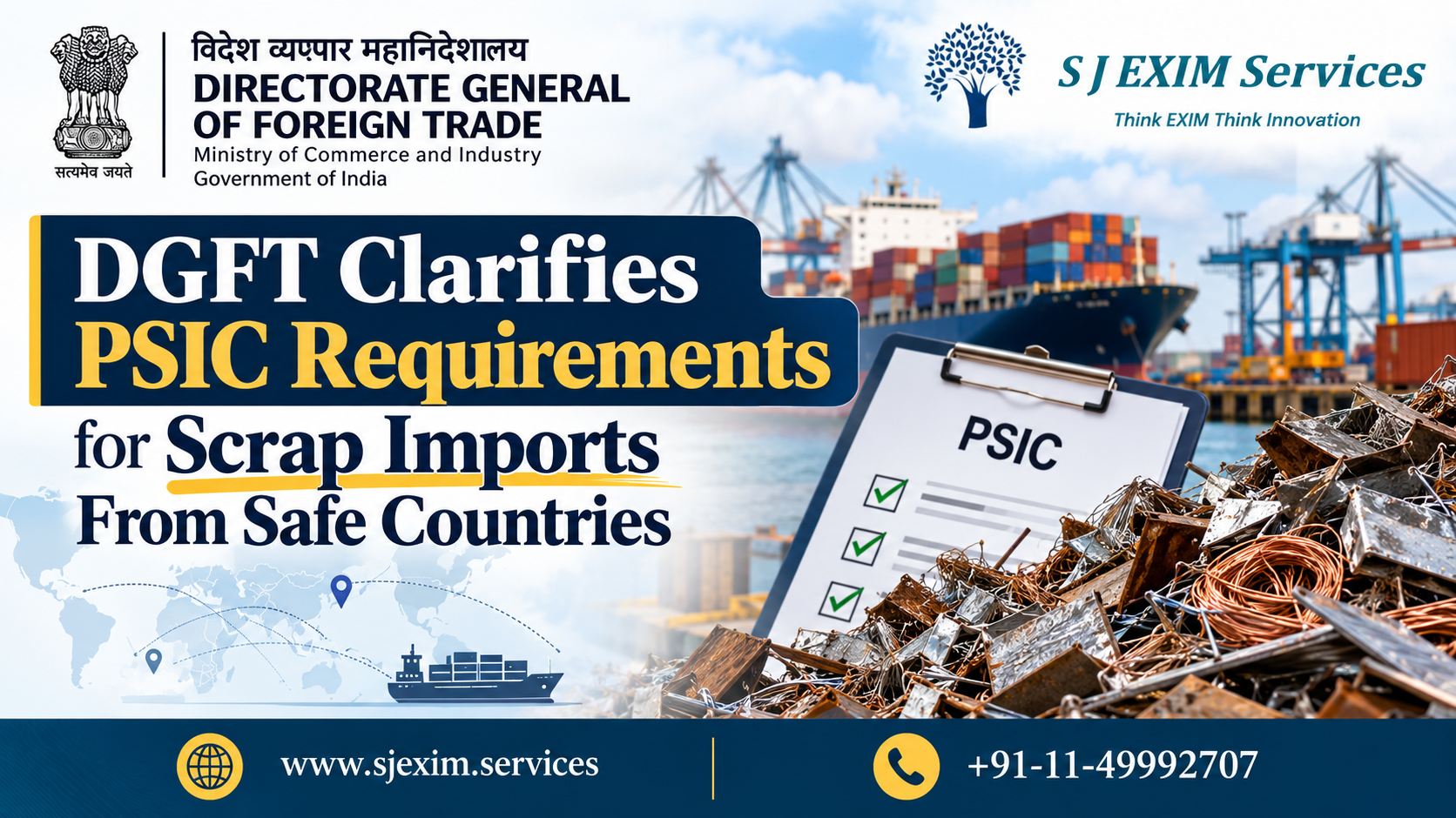 DGFT Clarifies PSIC Requirements for Scrap Imports From Safe Countries